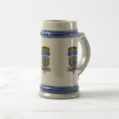 82. Luftlandedivision Jumpmaster  Bierglas (VorderseiteRechts)