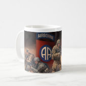 82. Luftlandedivision Kaffeetasse (Vorderseite Links)