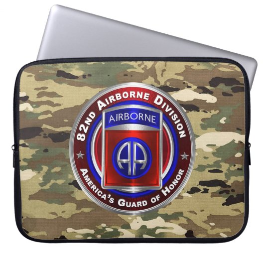82. Luftlandedivision Laptopschutzhülle (Vorderseite)