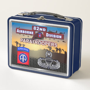 82. Luftlandedivision  Metall Brotdose