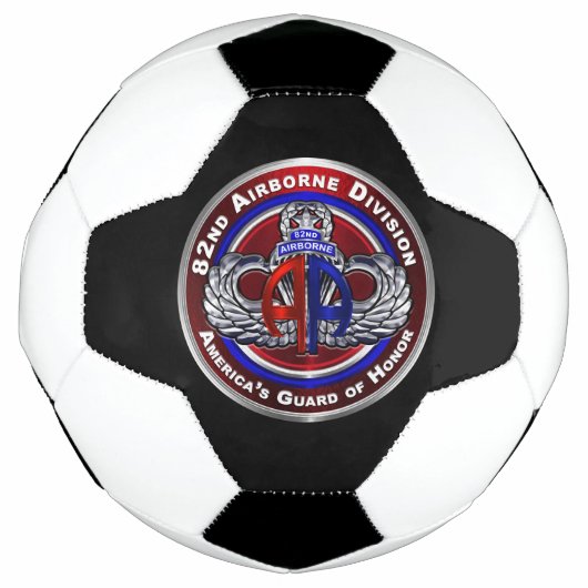 82. Luftlandedivision NIEDRIGERER PREIS Fußball (Vorderseite)