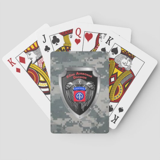 82. Luftlandedivision Spielkarten (Rückseite)