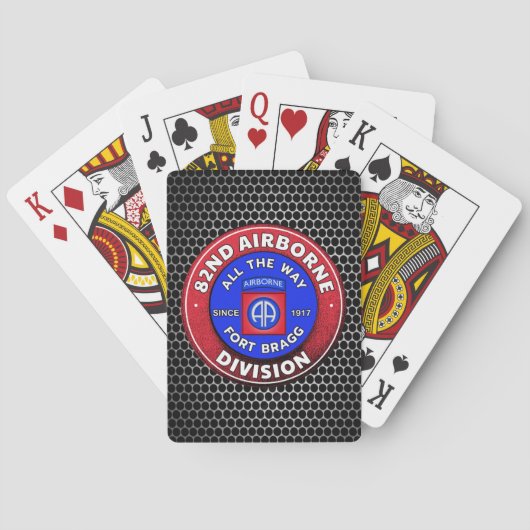 82. Luftlandedivision Spielkarten (Rückseite)