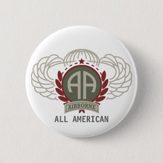 82. Luftlandedivision Vintage Button (Vorderseite)