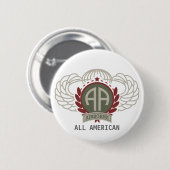 82. Luftlandedivision Vintage Button (Vorne & Hinten)