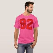 82 Red Sport Number T-Shirt (Vorne ganz)