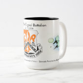 82. Signal Battalion Historic Coffee Tasse #1 (VorderseiteRechts)