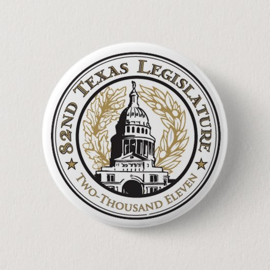 82. Texas-Gesetzgebungs-Knopf Button (Vorderseite)