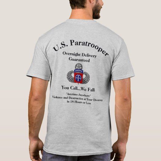 82. Übernachtung T-Shirt (Rückseite)