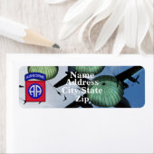 82nd ABN Airborne Division Label (Insitu)