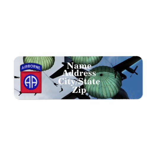 82nd ABN Airborne Division Label (Vorne)