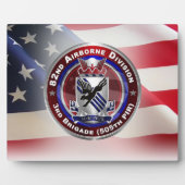 82nd Airborne Division 3rd Brigade Fotoplatte (Vorderseite)