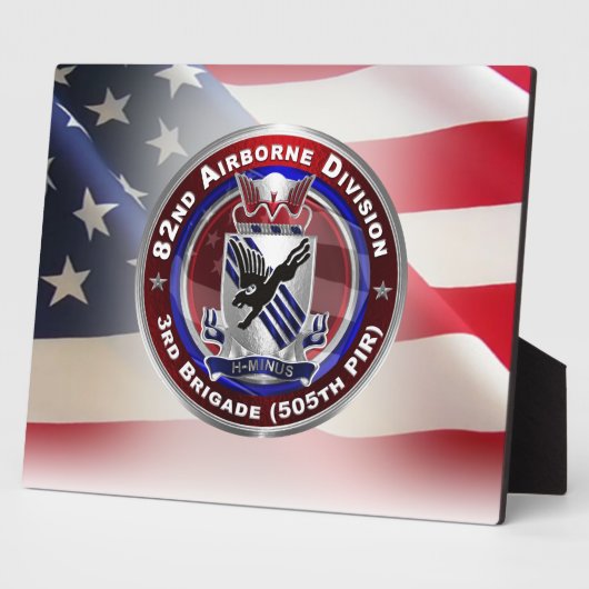 82nd Airborne Division 3rd Brigade Fotoplatte (Seite)