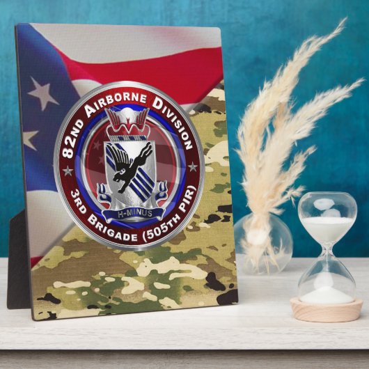 82nd Airborne Division 3rd Brigade Fotoplatte (Seite)