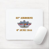 82nd Airborne Division 6th June 1944 Mousepad (Mit Mouse)