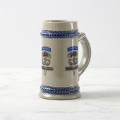 82nd Airborne Division Bierglas (VorderseiteRechts)