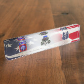 82nd Airborne Division DAD Namensplakette (Seite)