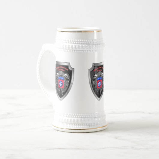 82nd Airborne Division Fort Bragg Bierglas (Vorderseite Links)