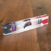 82nd Airborne Division  Namensplakette (Seite)