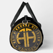 82nd Airborne Ranger Personalized Black Duffle Bag (Rechts)
