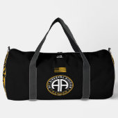 82nd Airborne Ranger Veteran Tab Customizable Duffle Bag (Vorderseite)