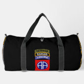 82nd Airborne Ranger Veteran Tab Customizable Duffle Bag (Rückseite)