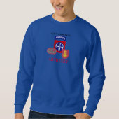 82ND IM FLUGZEUG KUNSTSTOFFE SWEATSHIRT (Vorderseite)