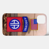 82nd Stargate Bragg Veterans Vd Case-Mate iPhone Hülle (Rückseite (Horizontal))