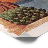 8378 Velin 745 f.1 Ritter auf Pferden, c.1350 Poster (Ecke)