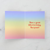 83. Geburtstag — Fun Cake & Candles, w/Individuell Karte (Innenseite)