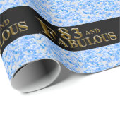 83. Geburtstag Geschenkpapier (Rolleneckpunkt)