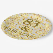 83. Geburtstag Pappteller (Schrägansicht)