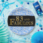 83. Geburtstag Pappteller (Party)