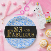 83. Geburtstag Pappteller (Party)