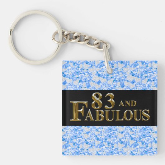 83. Geburtstag Schlüsselanhänger (Vorderseite)