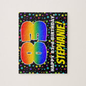 83. Geburtstag — Spaß, farbenfrohe Sternenweltenmu Puzzle (Vertikal)