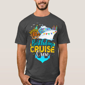 83. GeburtstagsCruise-Crew T-Shirt