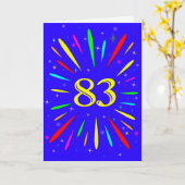83. Geburtstagskarte Karte (Gelbe Blume)