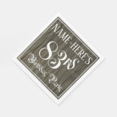 83. Geburtstagsparty - Extravagantes Drehbuch, Imi Serviette (Ecke)