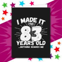 83 Jahre alt Sarcastic Meme Funny 83. Geburtstag