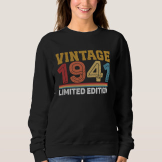 83 Jahre alt Vintag 1941 Limited Edition 83. Gebur Sweatshirt