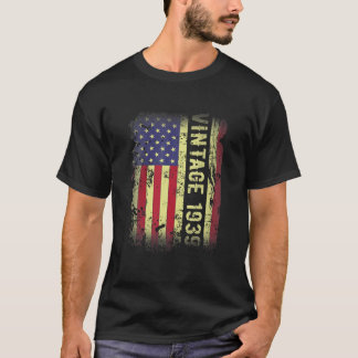 83 Jahre alte Geschenke Vintag 1939 amerikanische  T-Shirt