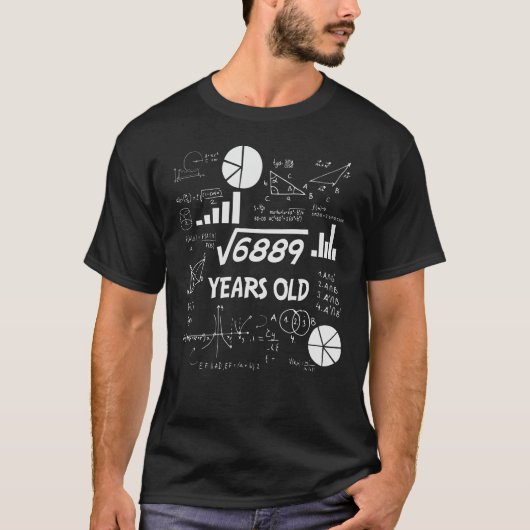 83 Jahre altes Tagesmathematiklehrer 83. Geburtsta T-Shirt (Vorderseite)
