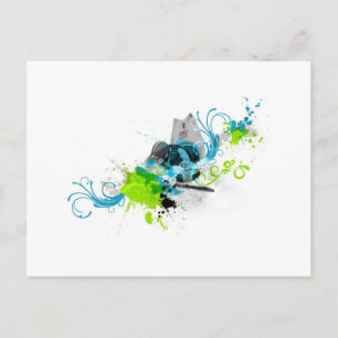 83. Kajak in der Stadt 2 Postkarte