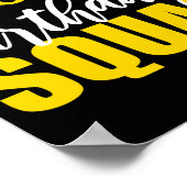 83rd Happy Birthday Squad Party Bday Family Group  Poster (Ecke)