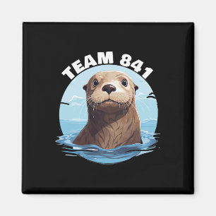 841 Surfender Otter 841 Otter Team 841 Kalifornien Magnet