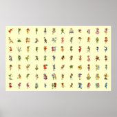 84 Blume Kinder Poster (Vorne)