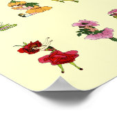 84 Blume Kinder Poster (Ecke)