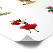 84 Blume Kinder Poster (Ecke)