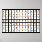 84 Blume Kinder Poster (Vorne)